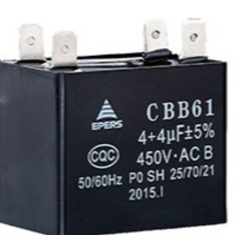 4+4uf 450V 50/60Hz P0 SH CBB61 capacitor para compressor de ar