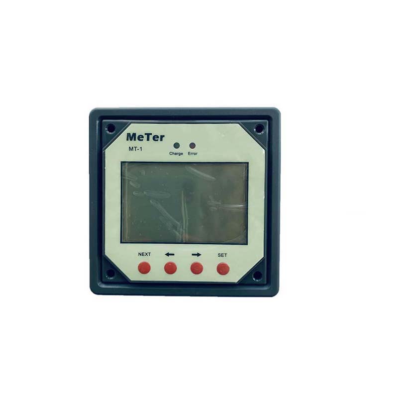 Medidor remoto LCD para reguladores de controladores de carga solar de bateria dupla MT-1 com controle remoto gigante de cabo 10M