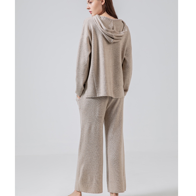 Camisola de lã simples casual elegante Set 69056#