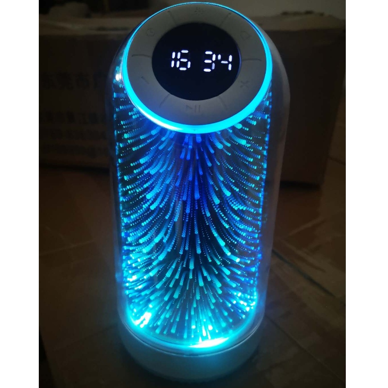 FB-BSK3 High-End Bluetooth Relógio de Rádio Speaker com 7 cores Alterando a iluminação LED