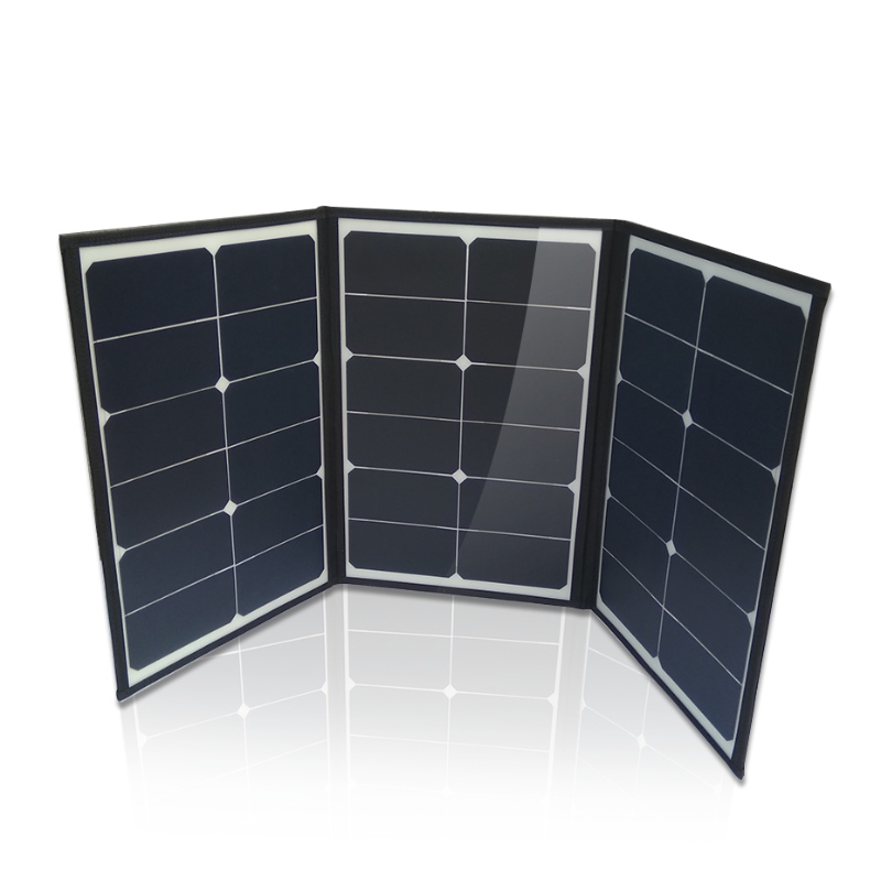 Saco solar solar de alta eficiência do dobrável do painel solar portátil 60w 100W 200W 120W Painel solar dobrável