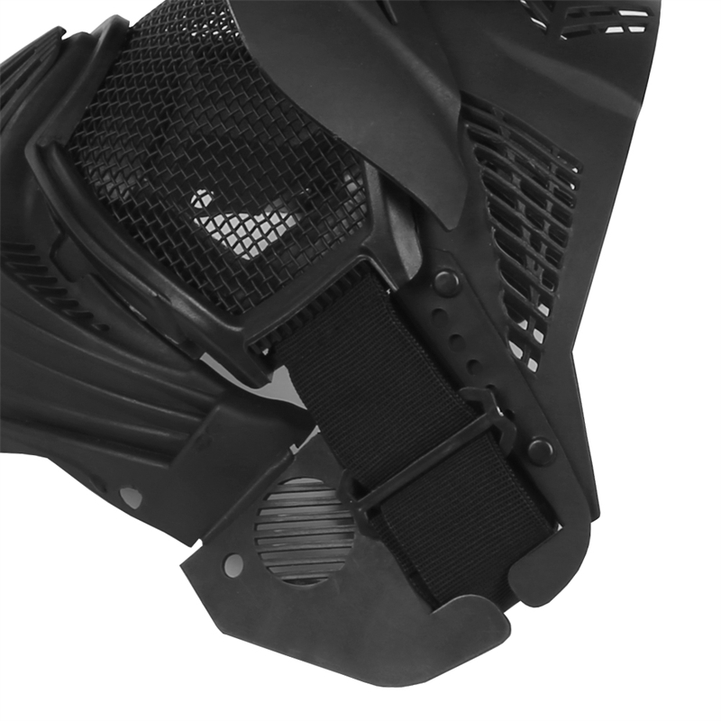 44MA07-BK Airsoft Mask Máscaras Táticas Rosto Completo Com Proteção dos Olhos para CS Survival Games Shooting