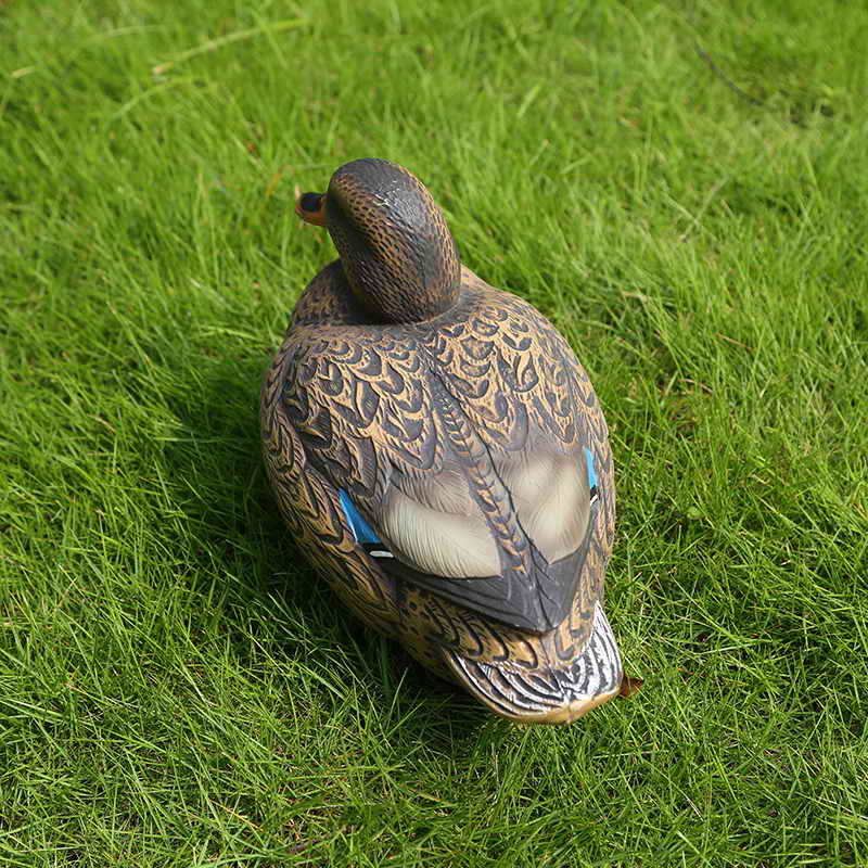 Pato de plástico realista Duck Decoy Hen para Caça Tiro Fishing Home Jardim Decoração