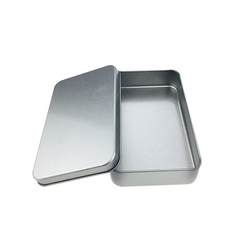 Caixa de embalagem de metal fosco Caixa de papelão cosmética retangular 150 * 90 * 30mm