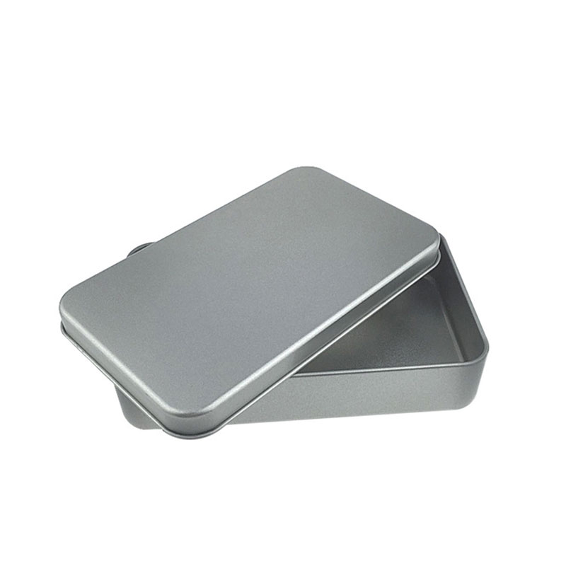 Caixa de embalagem de metal fosco Caixa de papelão cosmética retangular 150 * 90 * 30mm