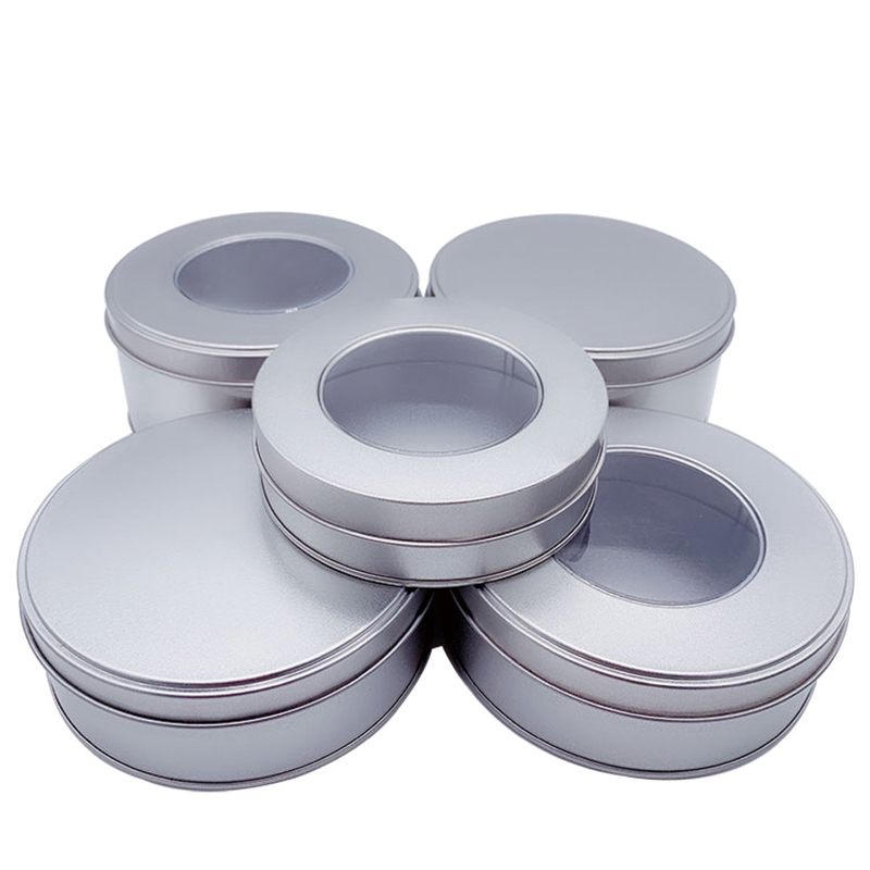 Fábrica Custom Redondo Proteção Ambiental Caixa de Lata de Estanho Alimentos Lata (120mm * 40mm) Cookie Jar
