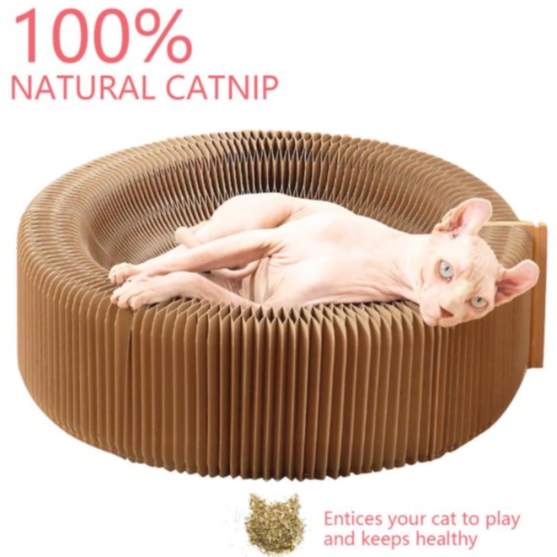 Corrugated Pet Scratch Placa de moagem garras brinquedos papel corrugado gatoninho de gato