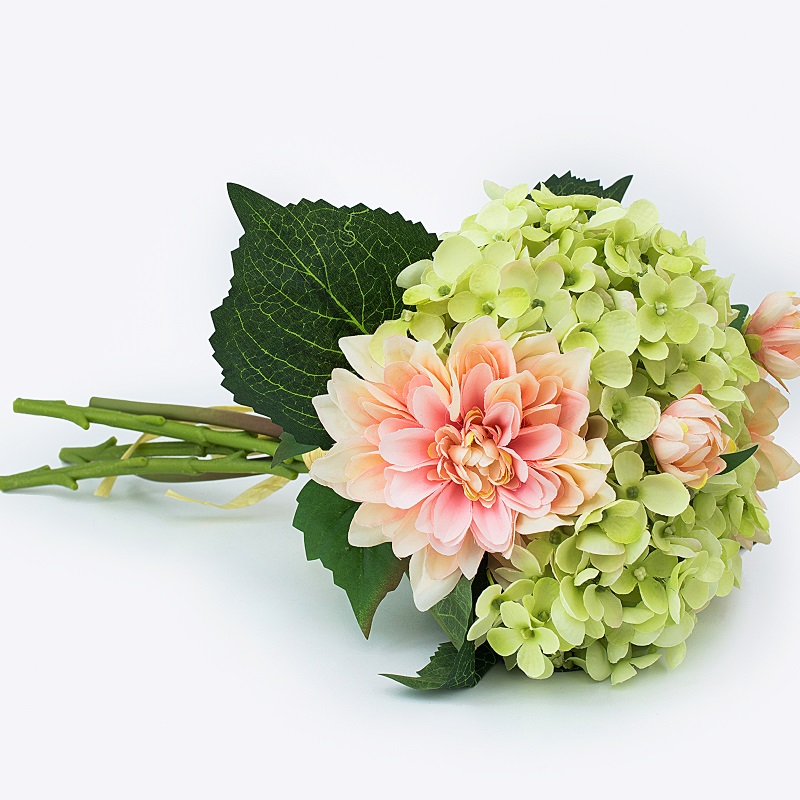 Venda quente Bela mesa de casamento romântico decoração Buquê denupcial flor artificial flor