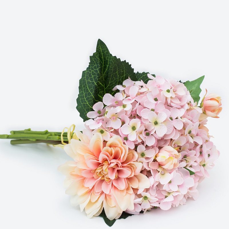 Venda quente Bela mesa de casamento romântico decoração Buquê denupcial flor artificial flor