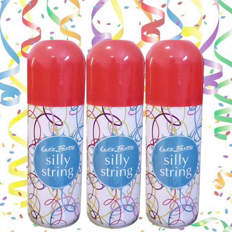 OEM colorido Sililly String Fita louca para aniversário e festa de Natal