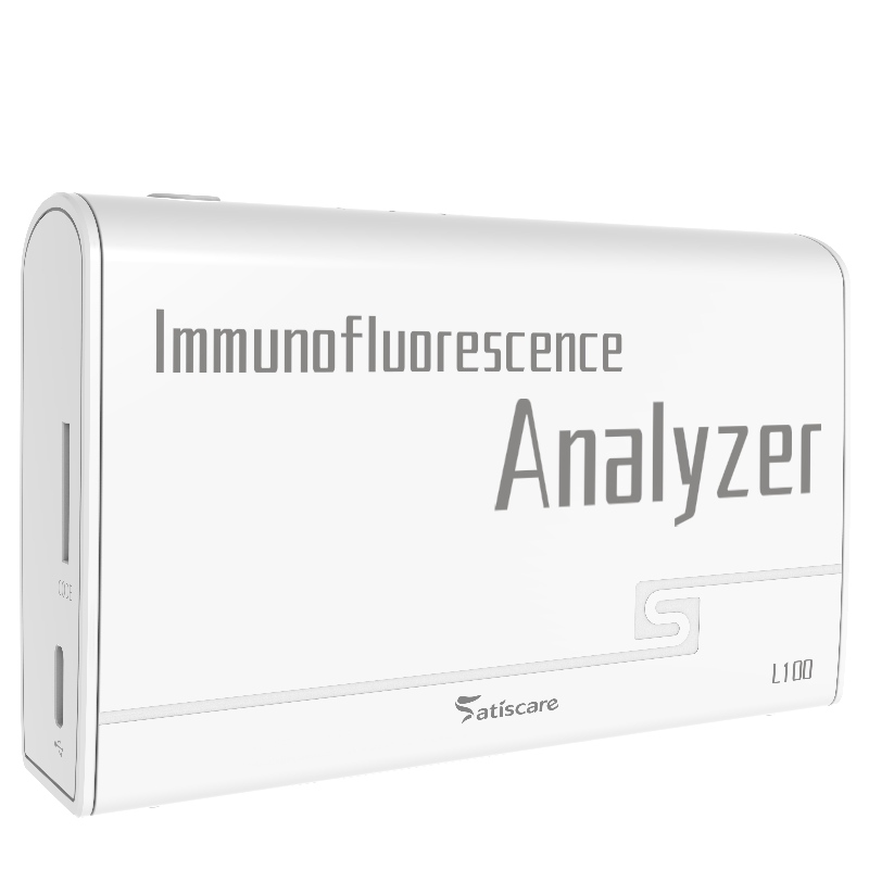 Analisador de imunofluorescência L100 design de mão