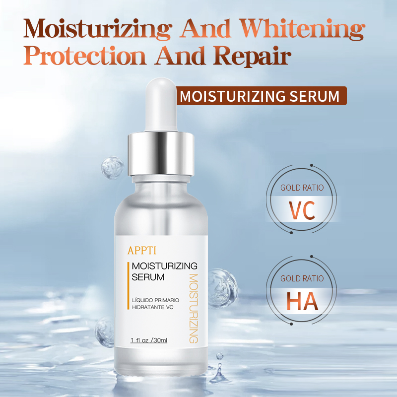 Atacado feminino hialurônico ácido whitening soro e hidratante cuidados com a pele vitamina C soro