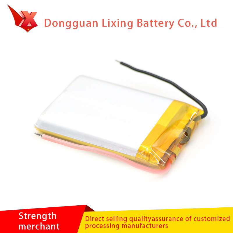 Bateria de lítio de venda direta de fábrica 804060-2500Mah3 7V Botão de bateria de pacote macio Bateria de lítio recarregável eletrônica