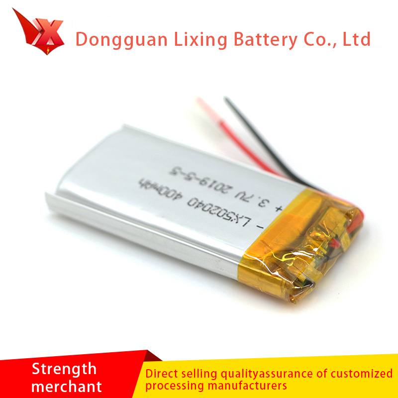 Grande suprimento de bateria de lítio 502040 3.7V suprimentos para adultos Bateria Walkman Power 400mAh