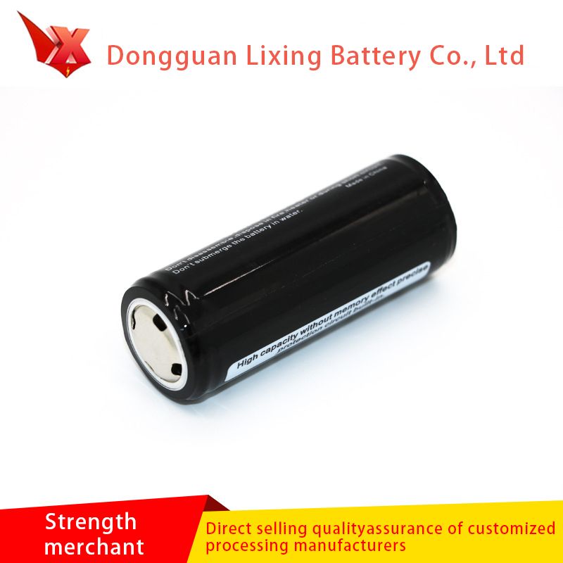 O fabricante fornece bateria de polímero de 5000mAh No. 2 bateria recarregável para 32650 lanterna de bateria de lítio