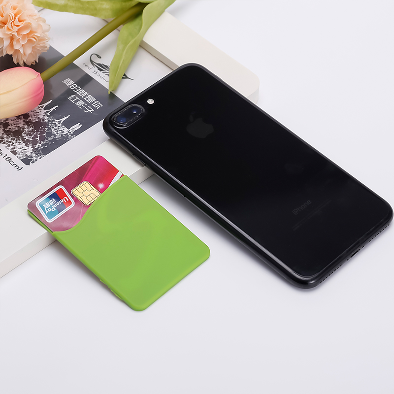Telefone adesivo do telefone celular de bolsona manga da carteira do cartão