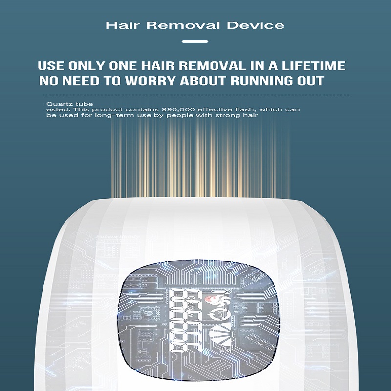 Remoção de cabelo de IPL em casa para mulheres e homens, máquinas de remoção de cabelo laser indolor permanente