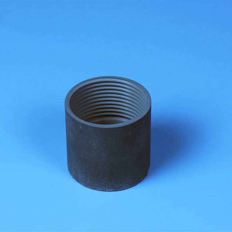 Tubo de cerâmica de fio interno de carboneto de silício