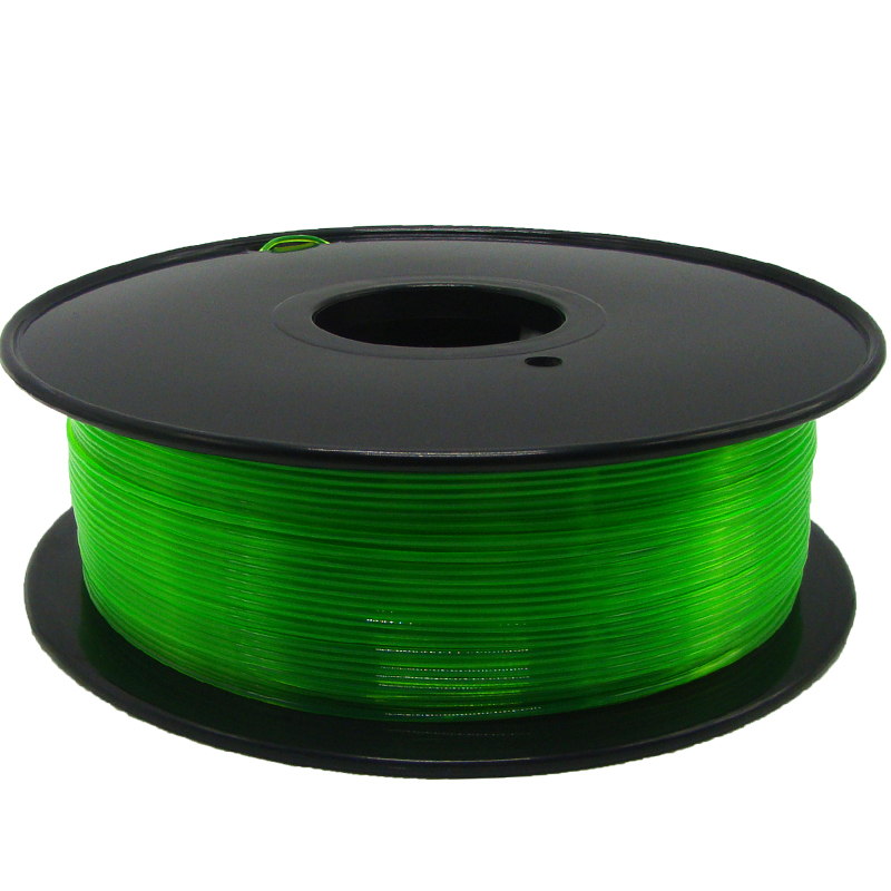 Cor do pinrui 3D 1.75mmpetg Cor verde do filamento para a impressora 3D
