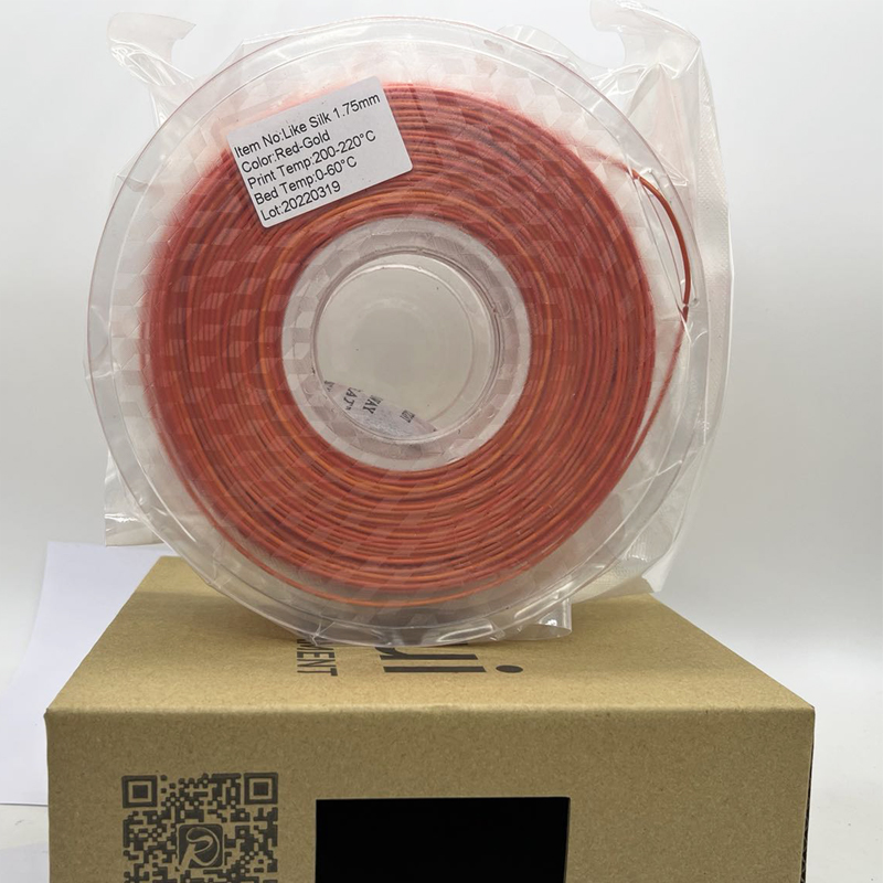 Pinrui alta qualidade Red-Gold Rainbow 1.75mm Impressora 3D PLA FILLAMENT