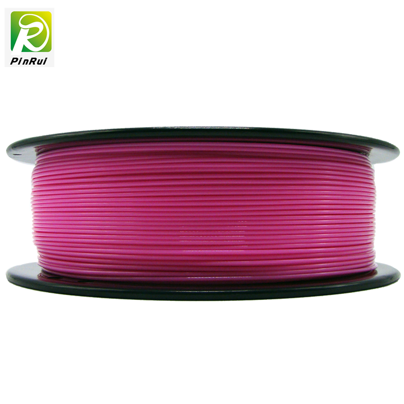 Pinrui alta qualidade 1kg 3d pla impressora filamento cor rosa