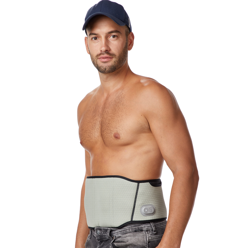 Cinto de cintura com função de aquecimento, almofada de aquecimento para dor lombar