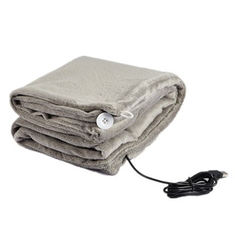 Cobertor aquecido lavável, cobertor elétrico de pelúcia macia para uso doméstico e viagem