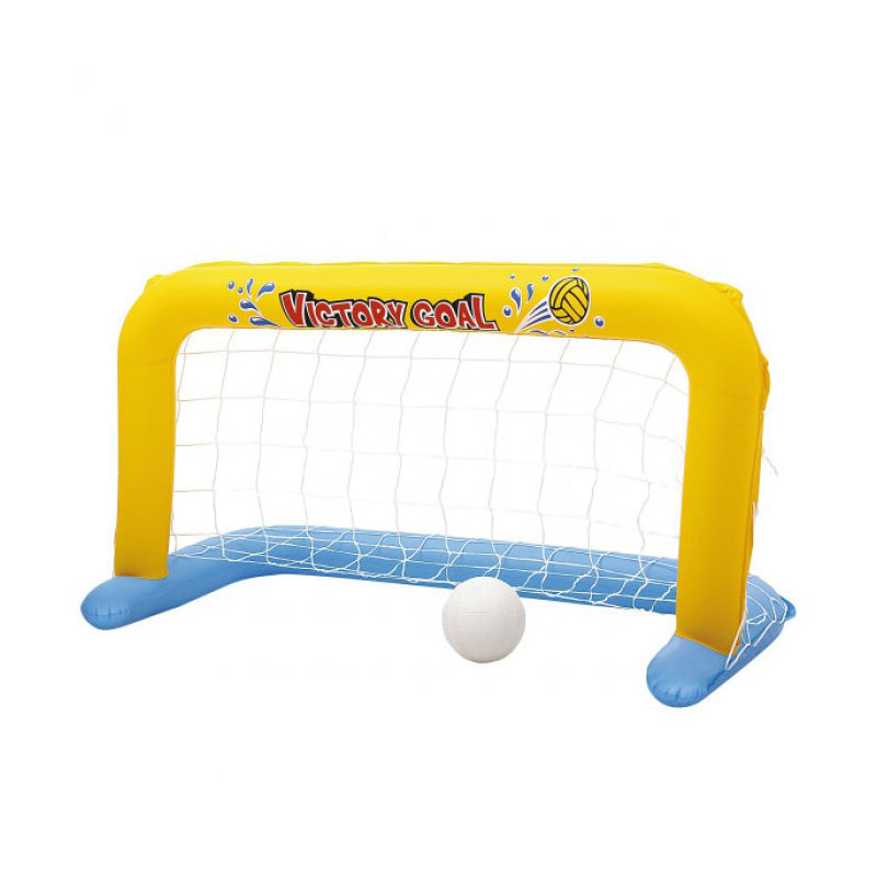 OEM ODM Objetivo de futebol inflável com brinquedos de bola, jogo de esportes aquáticos denatação de verão