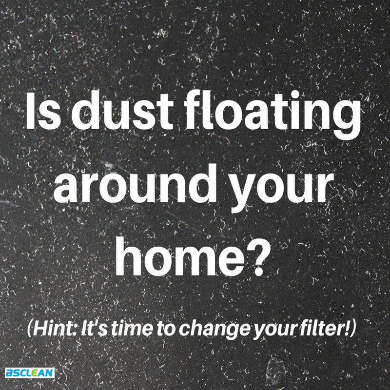 A poeira está flutuando em sua casa?