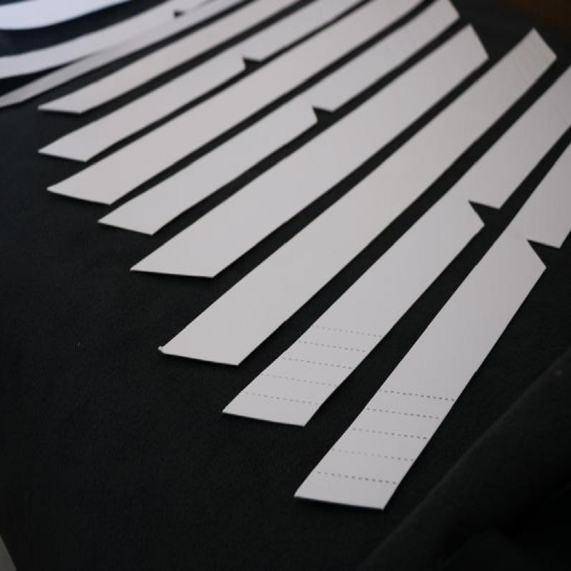 Placa de papel de fábrica de linha de camisa de alta qualidade para bolsa \\\\ roupas \\\\ sapatos \\\\ pacote de acessórios Pacote de papel de papel de papel de papel personalizado papel de liner tira de papel