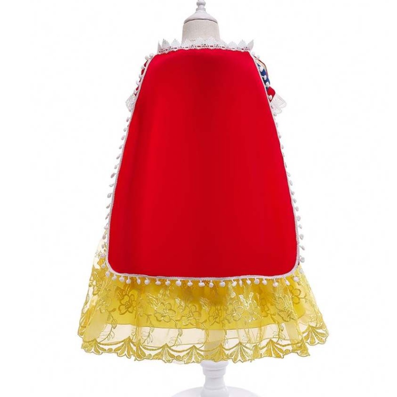 2021 Garota chique Princess Dress Halloween e Christmas Snow Branca Cosplay Dress BX0622