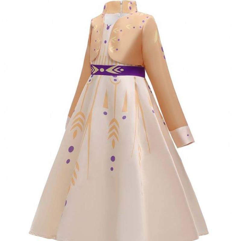 Baige New Elsa Anna Girls Princess Dress Dress Halloween Cosplay Elsa Dress Cosplay Costume Girls