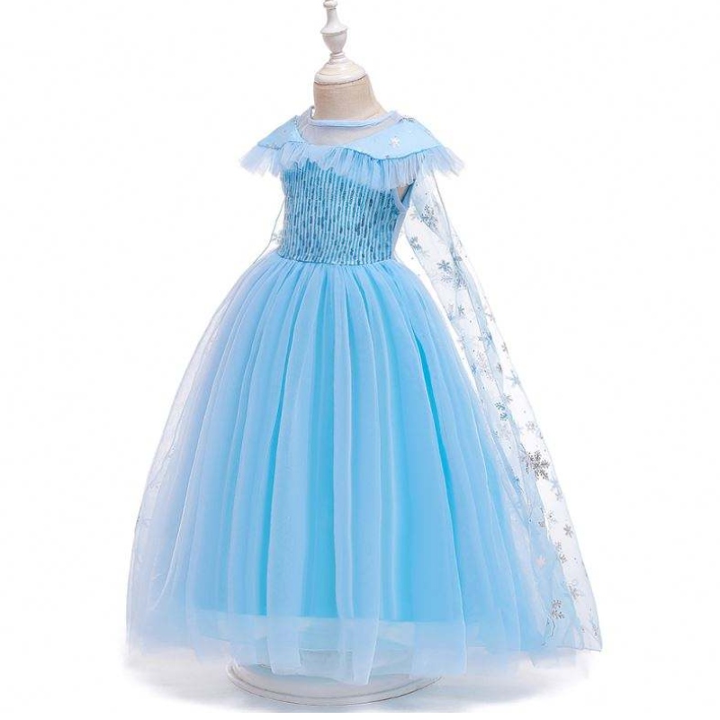 Novo produto Princess fantasia crianças massqueade elsa anna moda feminina fantasia de festa garotas