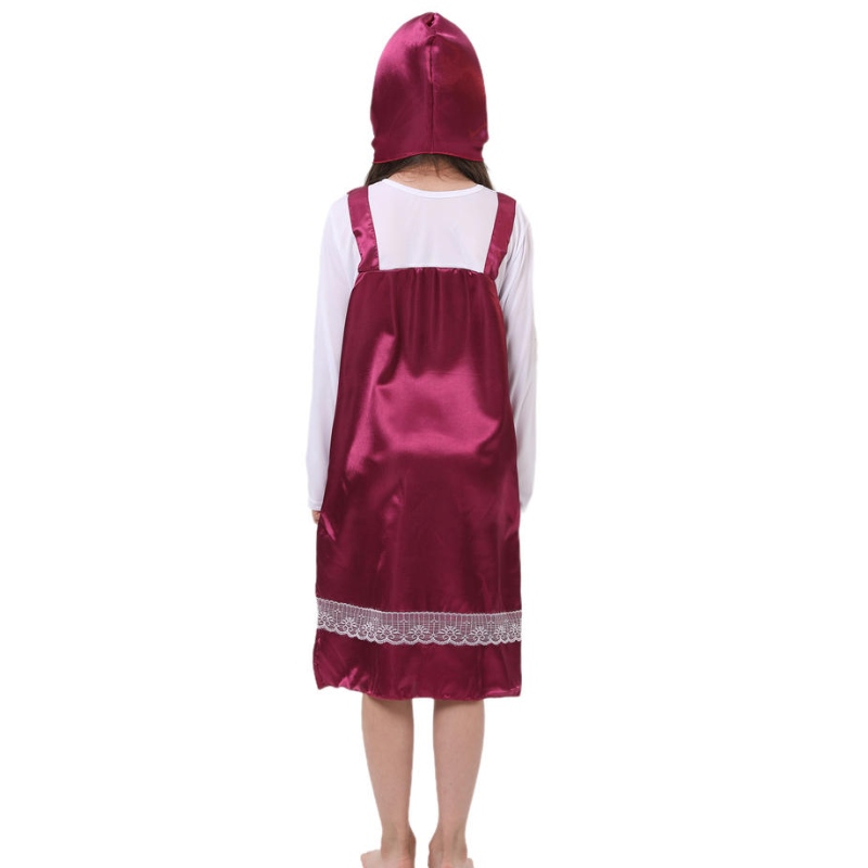 2022 adultos pequenos trajes de capa de pilotagem vermelha fantasia fantasia de carnaval para mulheres vestidos
