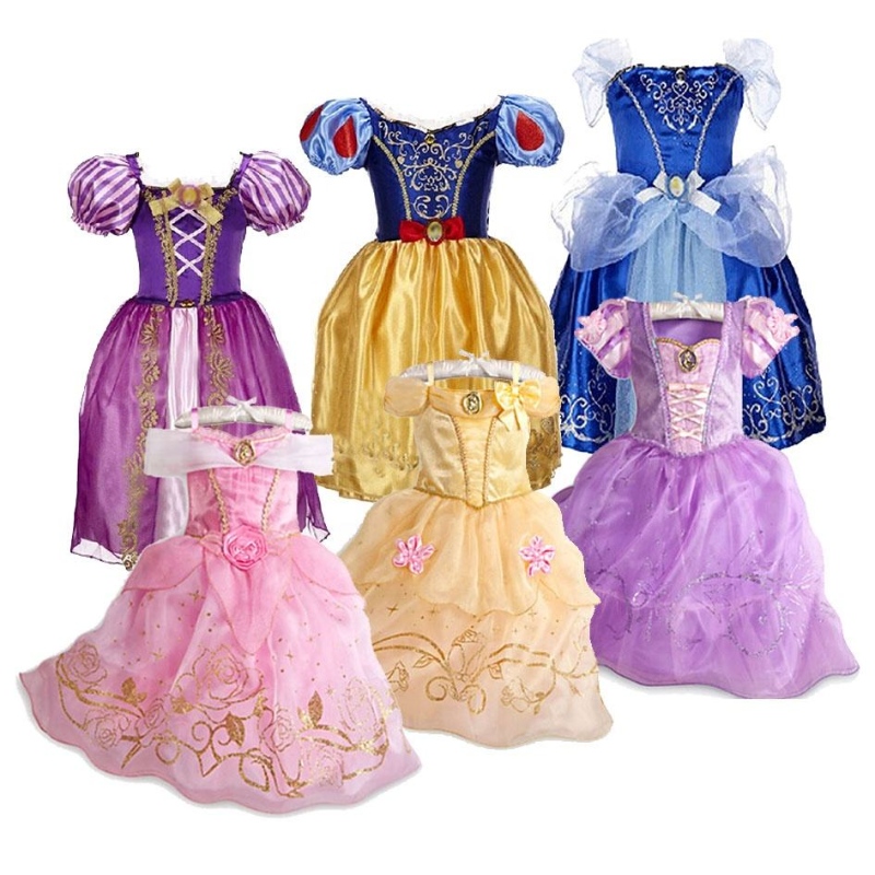 Vestidos de menina Magic House Full House Children \\ Cosplay Princess Dress Kid Girls Cartoon Princess Dress for Summer
