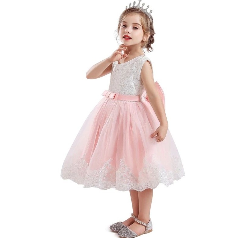 Crianças vestidos para meninas meninas de flores vestido denoiva crianças renda vestido de princesa