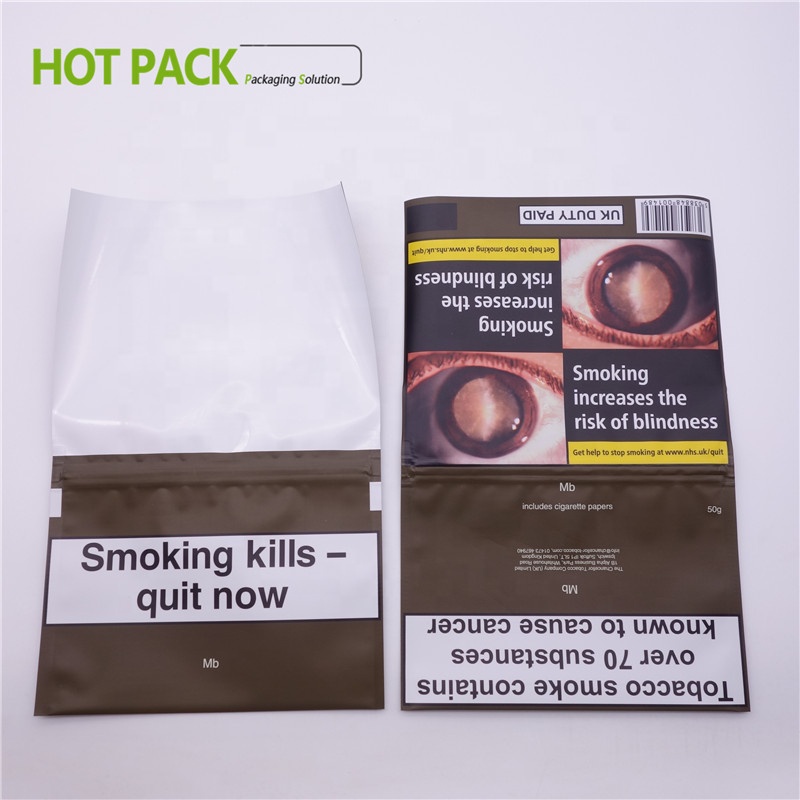Bolsa de embalagem de tabaco rolante