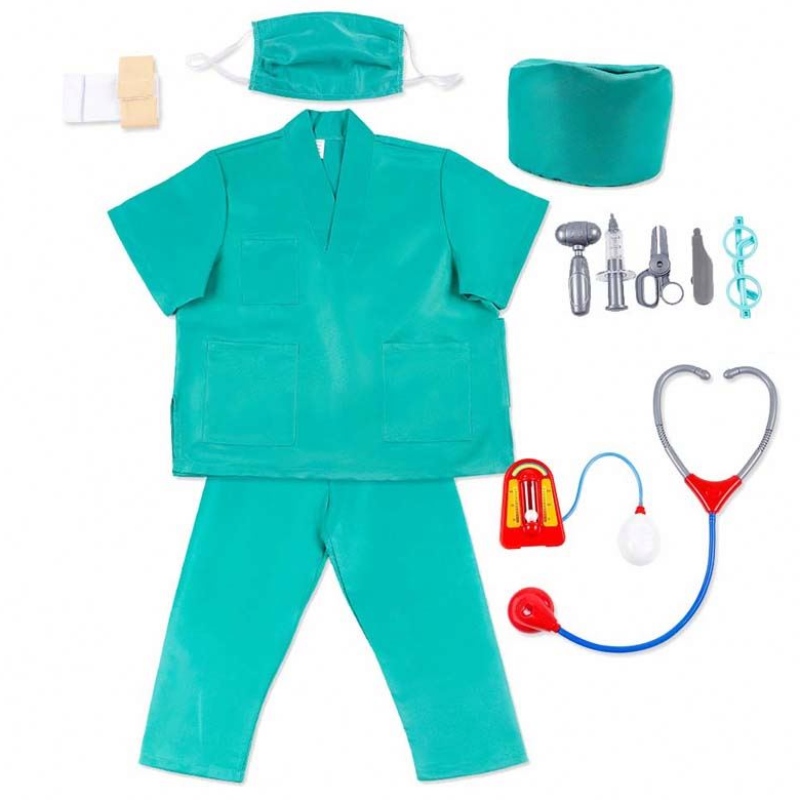 Infantil infantil profissão cosplay multi-carreira enfermeira veterinária infantil figurina hcbc-003