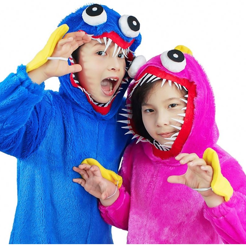 Fantas figurina Poppy Playtime Game Charact Plush Jumpsuit Horror Scary Gift para crianças Carnival Party Cosplay Roupas