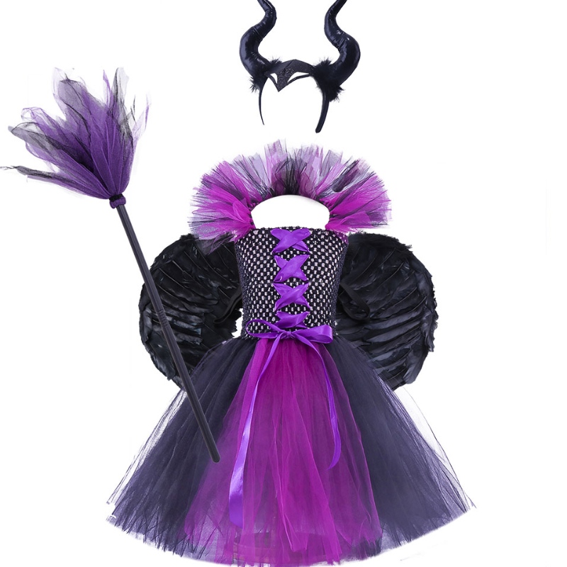 Amazon Hot Selling Children 'S Halloween Dress Girls Tutu Dress Dress Dress Fand