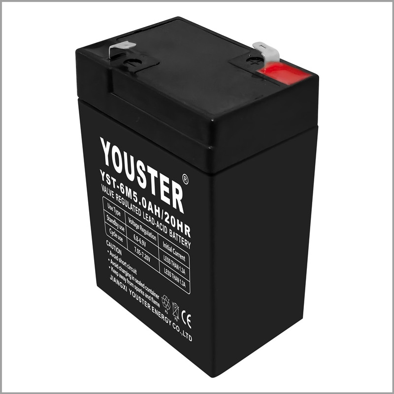 Uso da bateria do Youster Chumbo ácido 6V 5.0AH para iluminação/ups/cctv/Home Appliance/solar/inverter