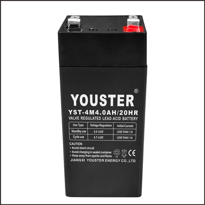 Bateria pequena recarregável de chumbo ácido de longa vida 4v4ah 20hr bateria do sistema de escala