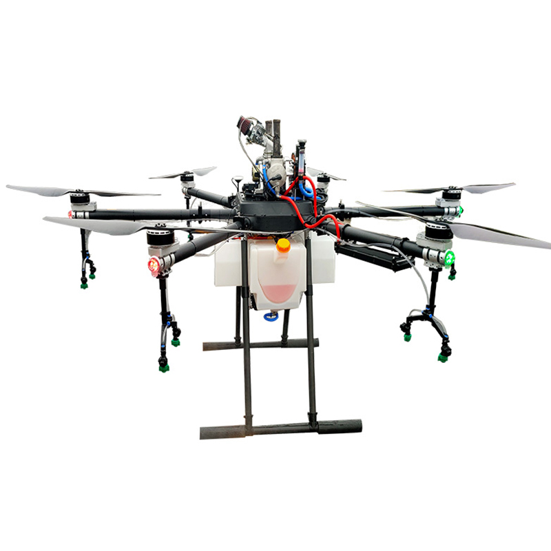 6-axis 60KG óleo-powered fertilização transporte drone pulverização agrícola drone agricultura