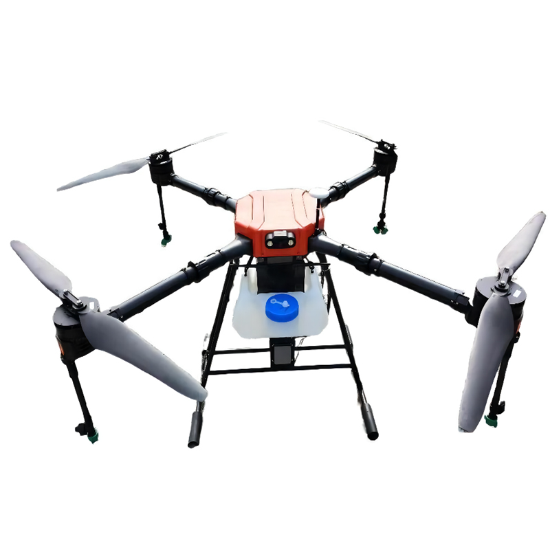 4 eixos 16KG fertilização drone agrícola pulverização drone agricultura