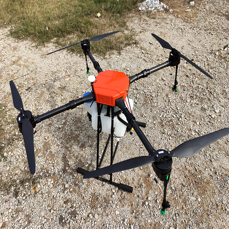 4 eixos 16KG fertilização drone agrícola pulverização drone agricultura