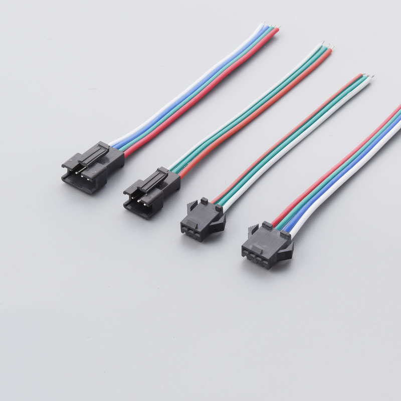 SM2.5mm Terminal Wire 2.54 Pitch Car Electronic LED Lighter Cable SMP-02V-BC SMR-02V-B Linha de chicote elétrico Personalização