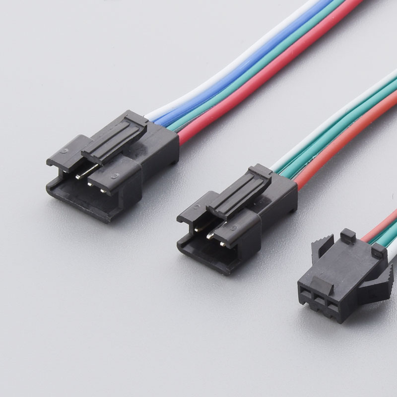 SM2.5mm Terminal Wire 2.54 Pitch Car Electronic LED Lighter Cable SMP-02V-BC SMR-02V-B Linha de chicote elétrico Personalização