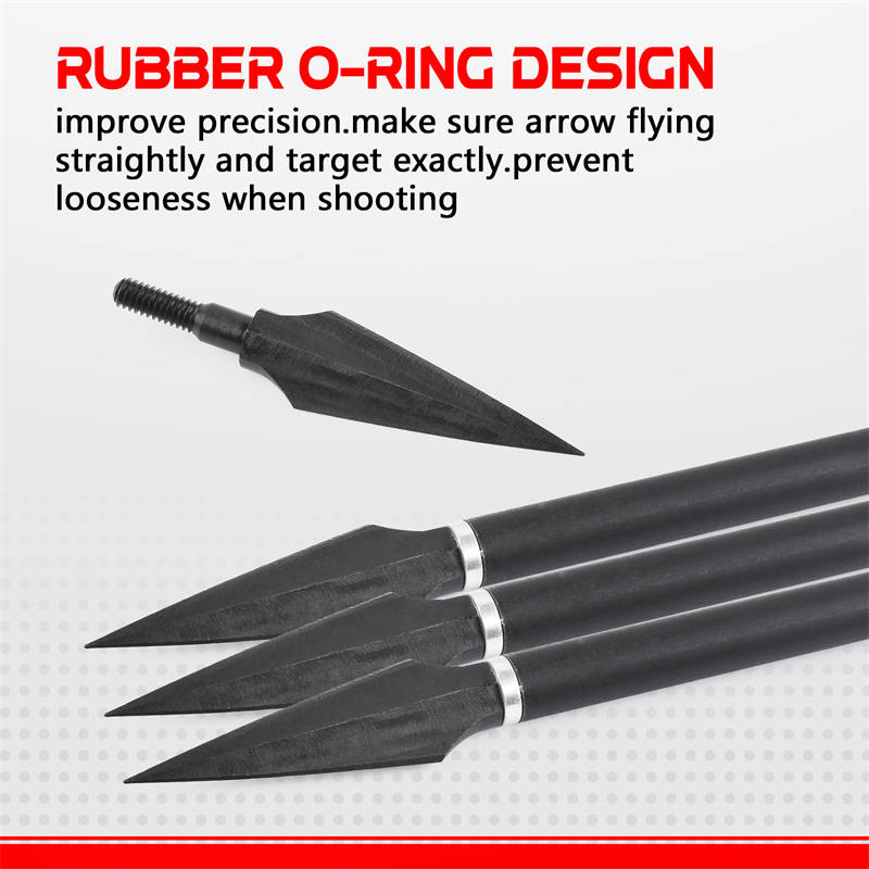 ELONGARROW temnovas pontas de flechas para caçar caçadores de arco
