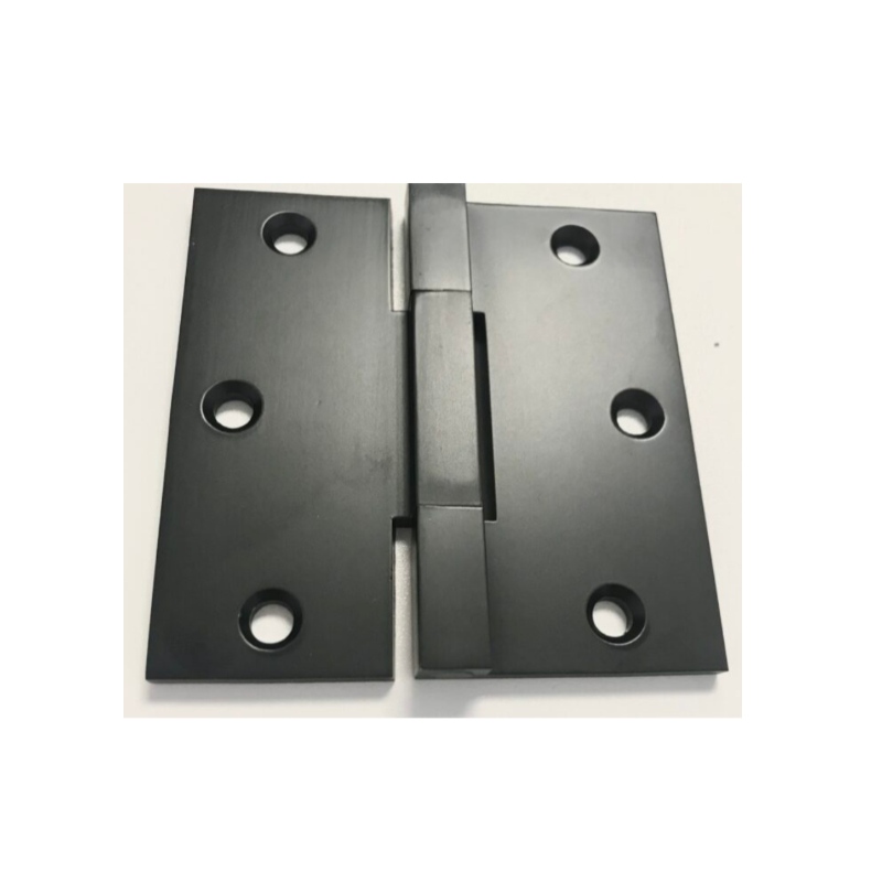 HN601 (2 pacote) de 3-1/2 polegadas de bronze sólido de canto quadrado rolamento de bola de barbas pesadas dobradiças de porta pesada