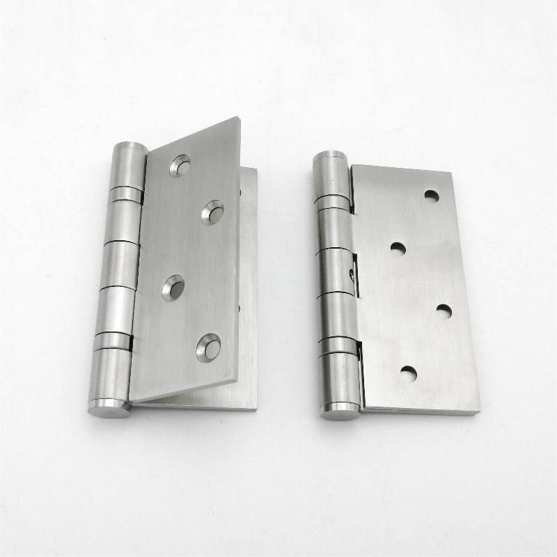 HN002 Hinges de porta de aço inoxidável de alta qualidade dobradiças de 4 polegadas de canto quadrado 2 pacote 2 pacote